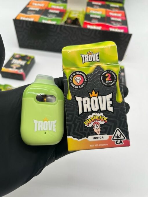 Trove 2G Disposable, Crafted for those who demand premium quality and long-lasting satisfaction, this 2-gram disposable delivers smooth, flavorful hits with strain-specific terpenes that enhance...