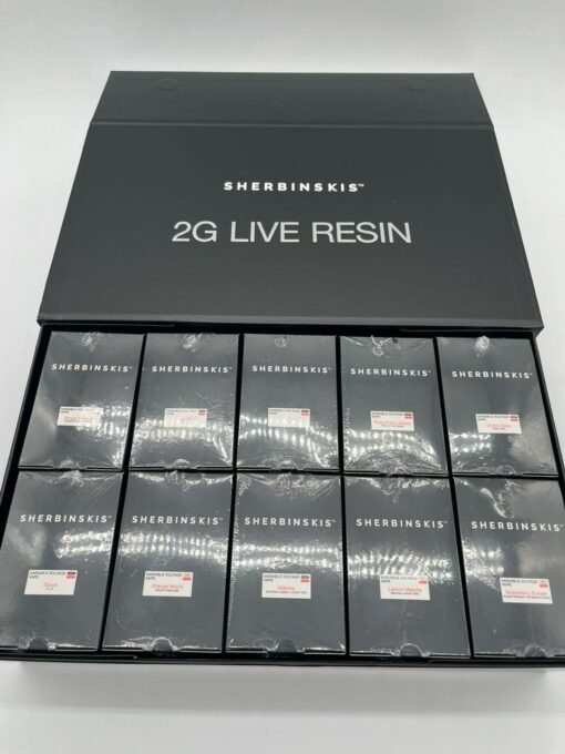 Sherbinskis Disposable, in a sleek, high-quality disposable that delivers smooth hits, bold flavors, and potent effects. Known for top-tier genetics and world-renowned strains, Sherbinskis Disposables bring...