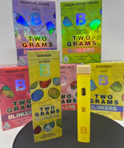 Blinker 2G, the ultimate disposable for true heavy-hitters. Pre-loaded with 2 grams of premium cannabis oil, this sleek and powerful device is made for those who don’t mess around. Every hit is thick, flavorful...