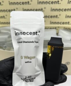 Innocent Liquid Diamonds 2G Vape strain, premium cannabis vape product designed to deliver a clean and potent experience. Crafted with pure cannabinoid...