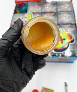 buddah bear wax Known for its thick, sticky texture and rich terpene flavor, this wax is made for real smokers who want hard-hitting potency..