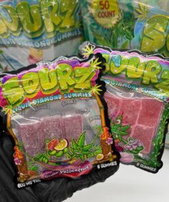 sourz liquid diamond gummies Unlike regular distillate edibles, these are crafted using liquid diamonds — a crystallized THC form that melts clean into..