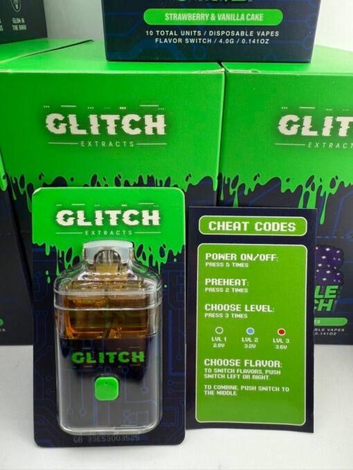 glitch 4g disposable This 4G beast is engineered to overload your senses — delivering ultra-smooth pulls, massive vapor, and effects that hit fast and..