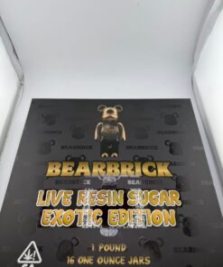 Bearbrick Extracts Live Resin Sugar – Exotic Edition takes concentrates to the next level with unmatched potency, rich flavor, and exotic vibes..