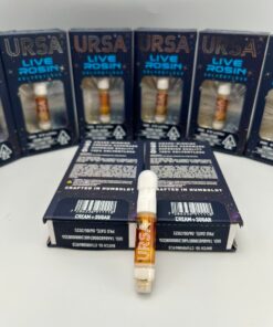 ursa live resin authentic flavor of live resin with the smooth convenience of a premium vape cart. Extracted from fresh-frozen flower..
