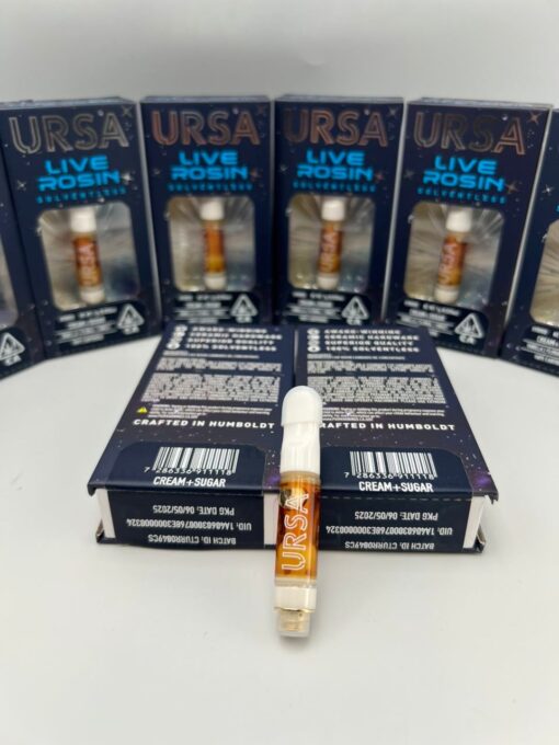 ursa live resin authentic flavor of live resin with the smooth convenience of a premium vape cart. Extracted from fresh-frozen flower..