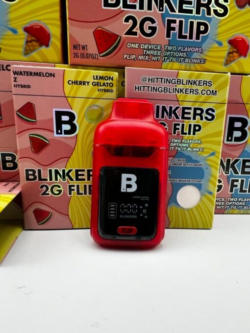 Blinker 2G Disposable Vape 2 grams of premium THC oil, this device delivers massive clouds, bold flavor, and serious potency..