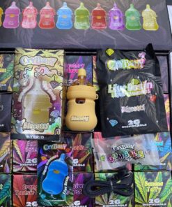 Crybaby 2G hard-hitting potency, smooth clouds, and long-lasting sessions in one sleek device. Packed with 2 grams of premium THC oil..