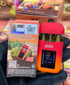 Shop Splitz 2G Disposable – 2 grams of premium THC oil in a sleek, rechargeable vape. Smooth clouds, bold flavors, and heavy potency for true cannabis..