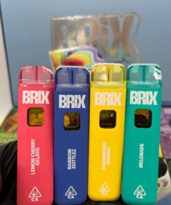 Brix 2G Disposable – premium 2-gram THC vape packed with flavor and potency. Rechargeable, smooth, and long-lasting for the perfect puff every time.