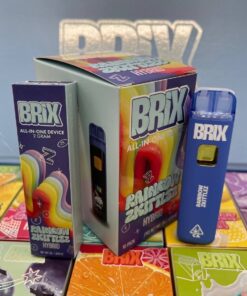 Brix 2G Disposable – premium 2-gram THC vape packed with flavor and potency. Rechargeable, smooth, and long-lasting for the perfect puff every time.