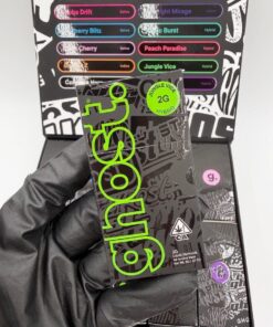 Ghost 2G Disposable – premium 2-gram THC vape offering strong potency, smooth vapor, and rich terpene flavor. Rechargeable, portable, and built for cloud chasers who want a powerful, consistent experience.