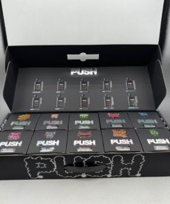 Push 2G Disposable – high-potency 2-gram THC vape with premium terpenes, ultra-smooth pulls, rechargeable design, and bold flavors. One of the strongest and cleanest 2G disposables available.