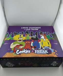 Cookies x Freak Brothers 2G Disposable Liquid Diamond + Live Resin – high-potency 2-gram THC vape combining Liquid Diamonds and Live Resin for maximum strength, full-spectrum flavor, and smooth clouds. Rechargeable, strain-inspired, and designed for serious users.
