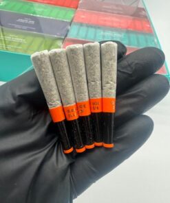 Boutiq Live Diamonds x Indoor Flower Infused Mini Pre-Rolls feature premium indoor-grown cannabis infused with THCa live diamonds for high potency, smooth..